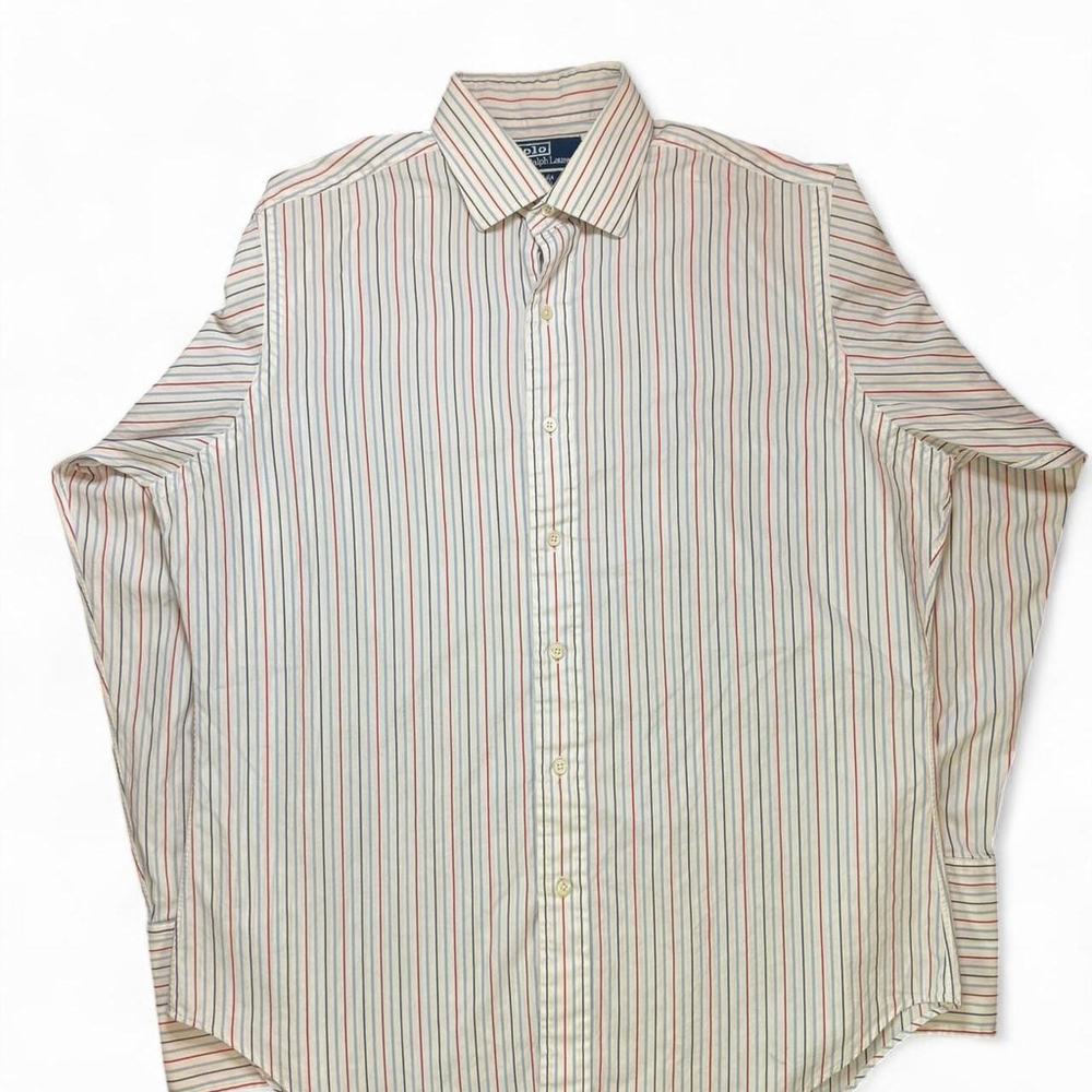 Vintage Ralph Lauren striped button-up shirt size 15.5 x 32